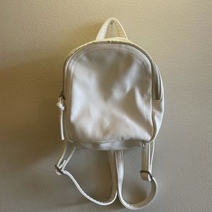 White small book bag